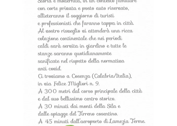 Bed & Breakfast Le Origini Rooms&suite Cosenza